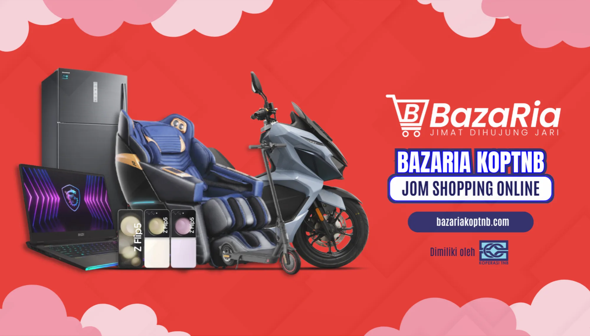 BazaRia KOPTNB: jom shopping online di bazariakoptnb.com